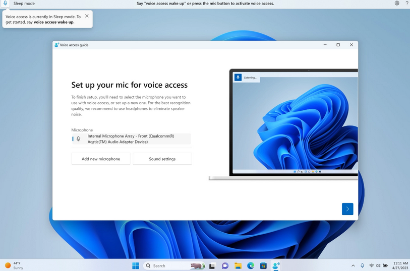Windows 11发布更新:任务栏集成了必应聊天截图