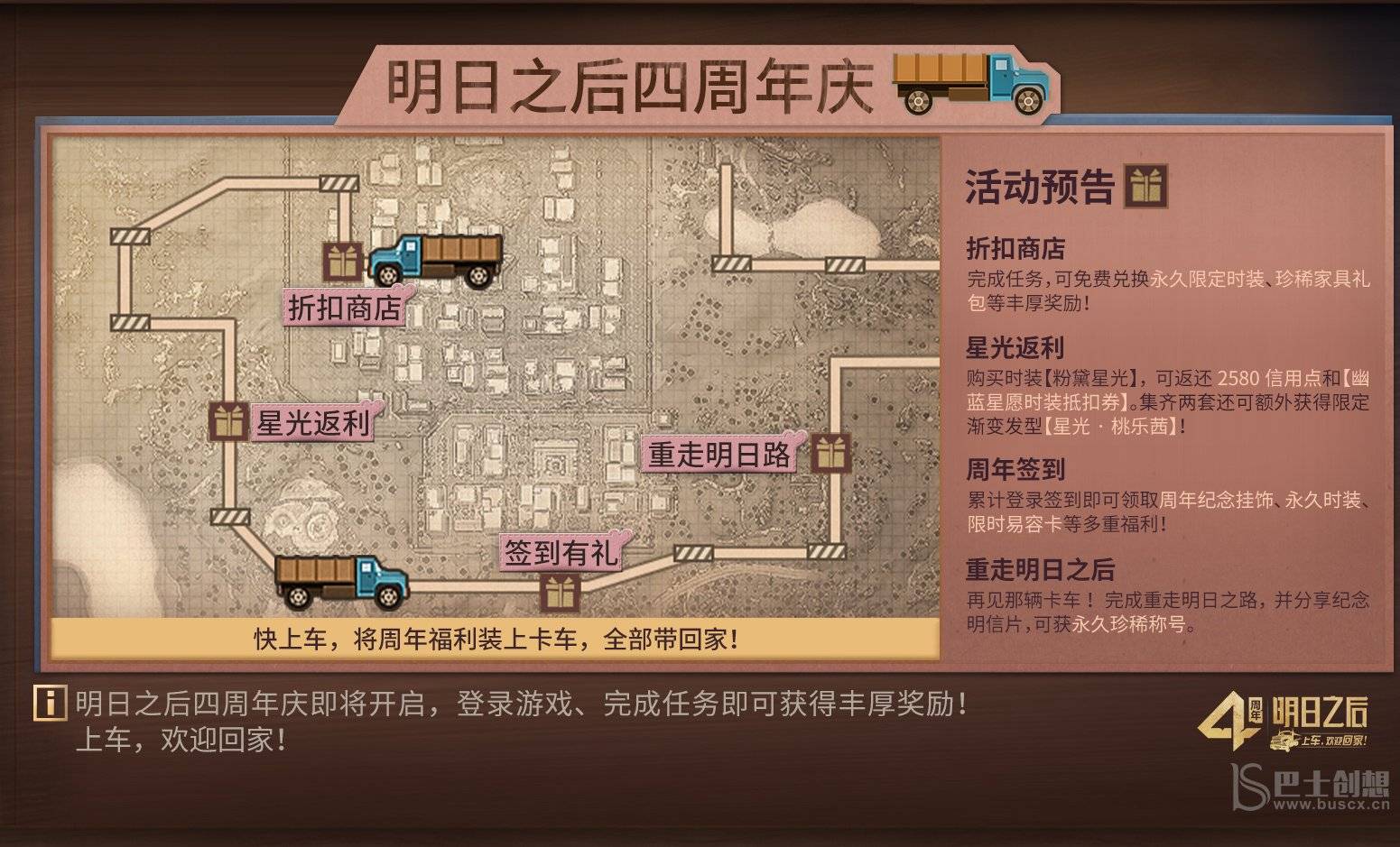 明日之后四周年活动内容是什么 明日之后四周年活动介绍