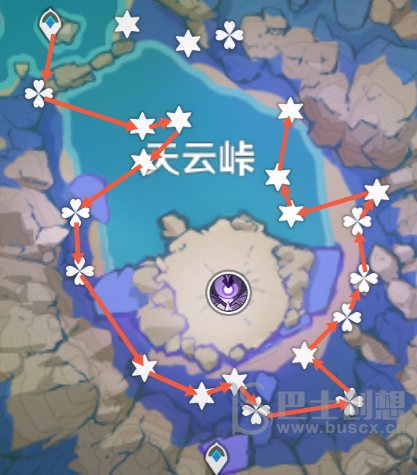 原神天云草实采集路线 雷神突破材料在哪收集