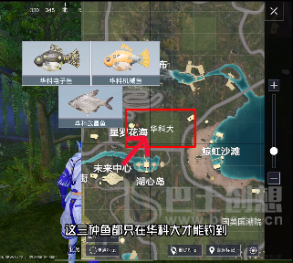 和平精英绿洲世界钓鱼位置大全 绿洲世界鱼类汇总分布详细攻略图片10