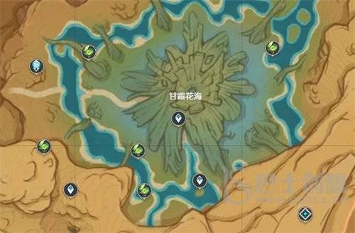 原神3.6版本草神瞳位置大全 荒石苍漠草神瞳位置分布图图片3