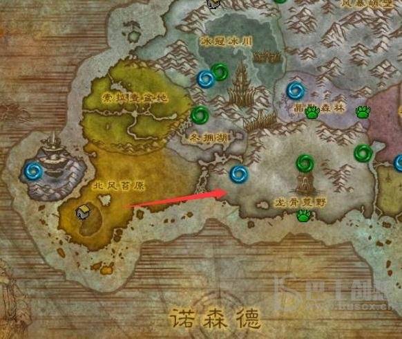 魔兽世界龙骨荒野怎么去 怀旧服wlk龙骨荒野进入方法[多图]图片4