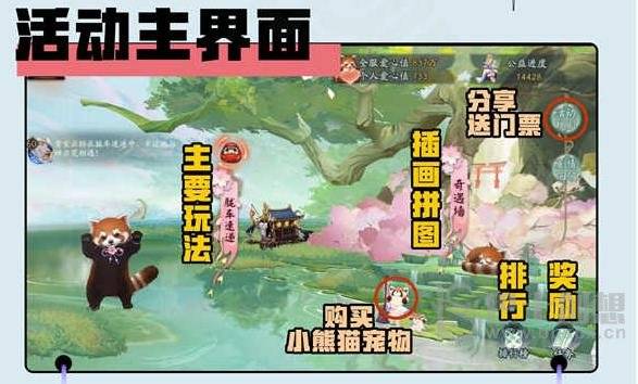 阴阳师守护的契约小熊猫公益活动怎么获得 守护的契约小熊猫速通玩法
