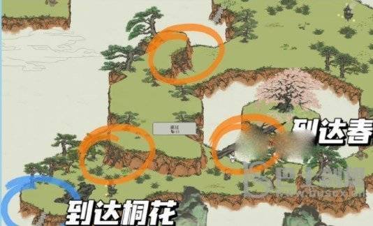 江南百景图孤崖拈春樱任务怎么完成 江南百景图孤崖拈春樱通关教程