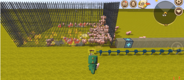 迷你世界怎样制作自动化养猪场？迷你世界制作自动化养猪场的详细攻略截图