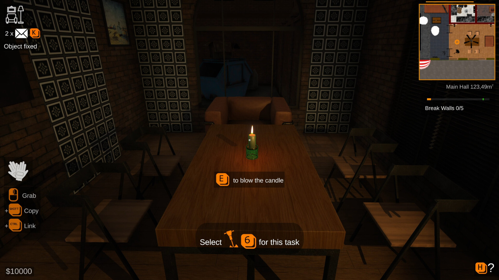 《餐馆建造者》模拟建造游戏 已在Steam页面上线截图
